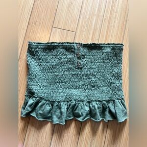 We the Free Tube Top | Green | Size Medium